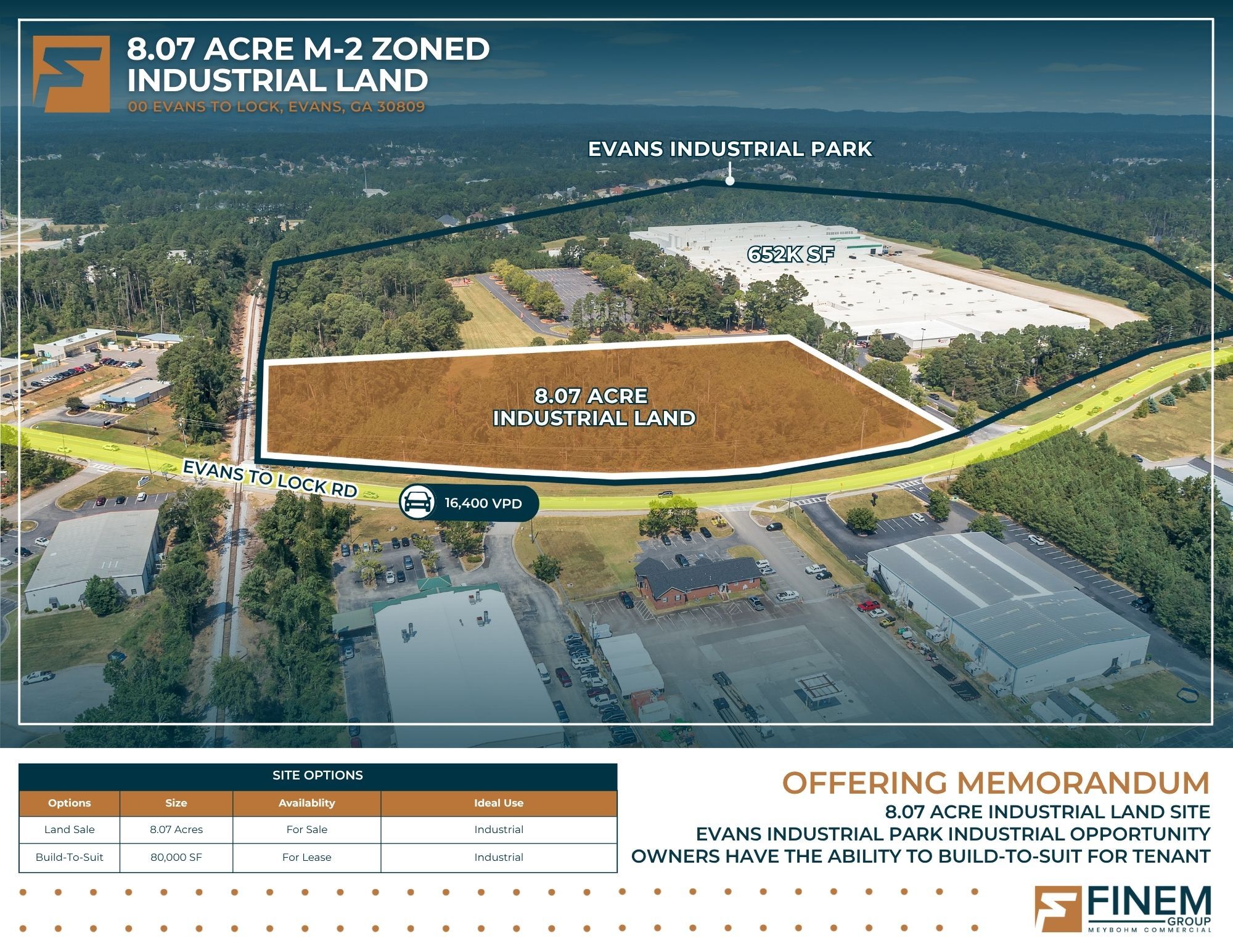 00 Evans to Locks Rd, Evans, GA for Sale