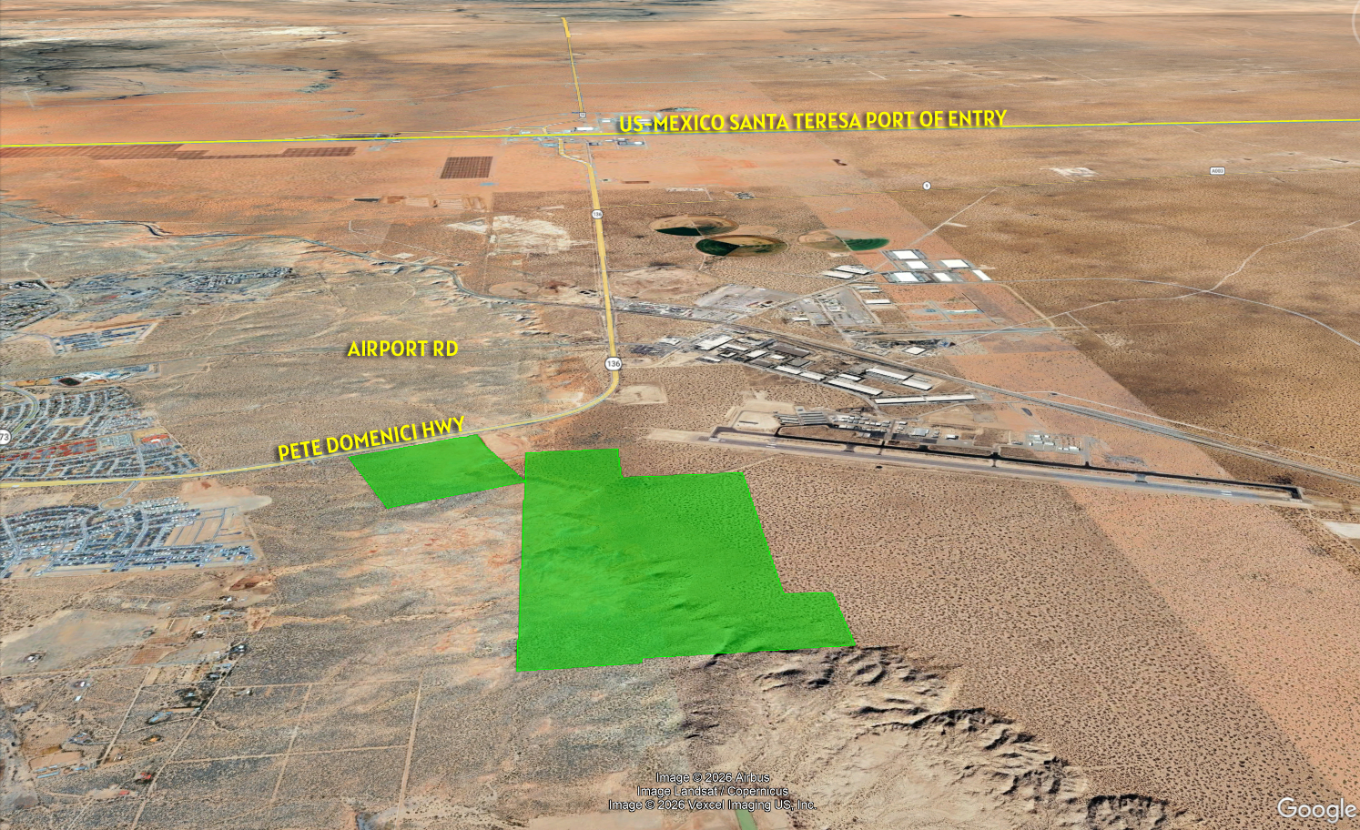 TBD Pete V Domenici Hwy, Santa Teresa, NM for Sale