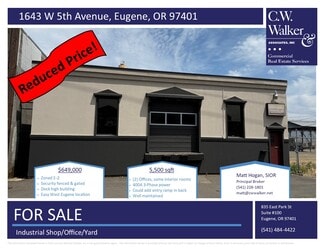 Eugene, OR Light Manufacturing - 1643 W 5th Ave