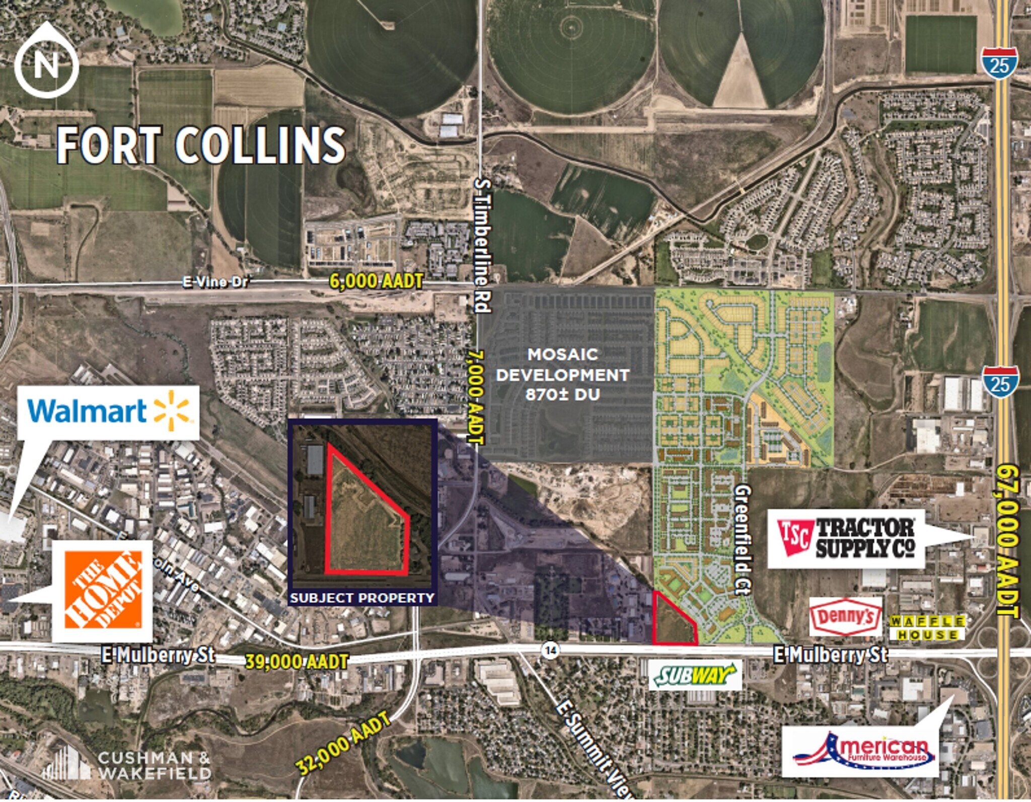 NWC E Mulberry & Greenfield Ct, Fort Collins, CO for Sale