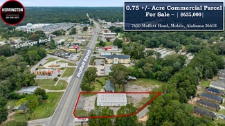 Mobile, AL Commercial Land - 7650 Moffett Road