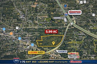 Ringgold, GA Commercial Land - 3632 Cloud Springs Rd