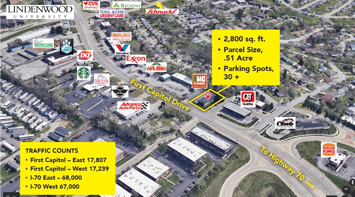 2244 First Capitol Dr Saint Charles, MO 63301 Retail Property for