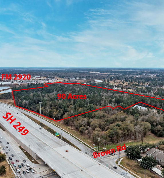 SWC of SH-249 & Brown Rd, Tomball, TX for Sale