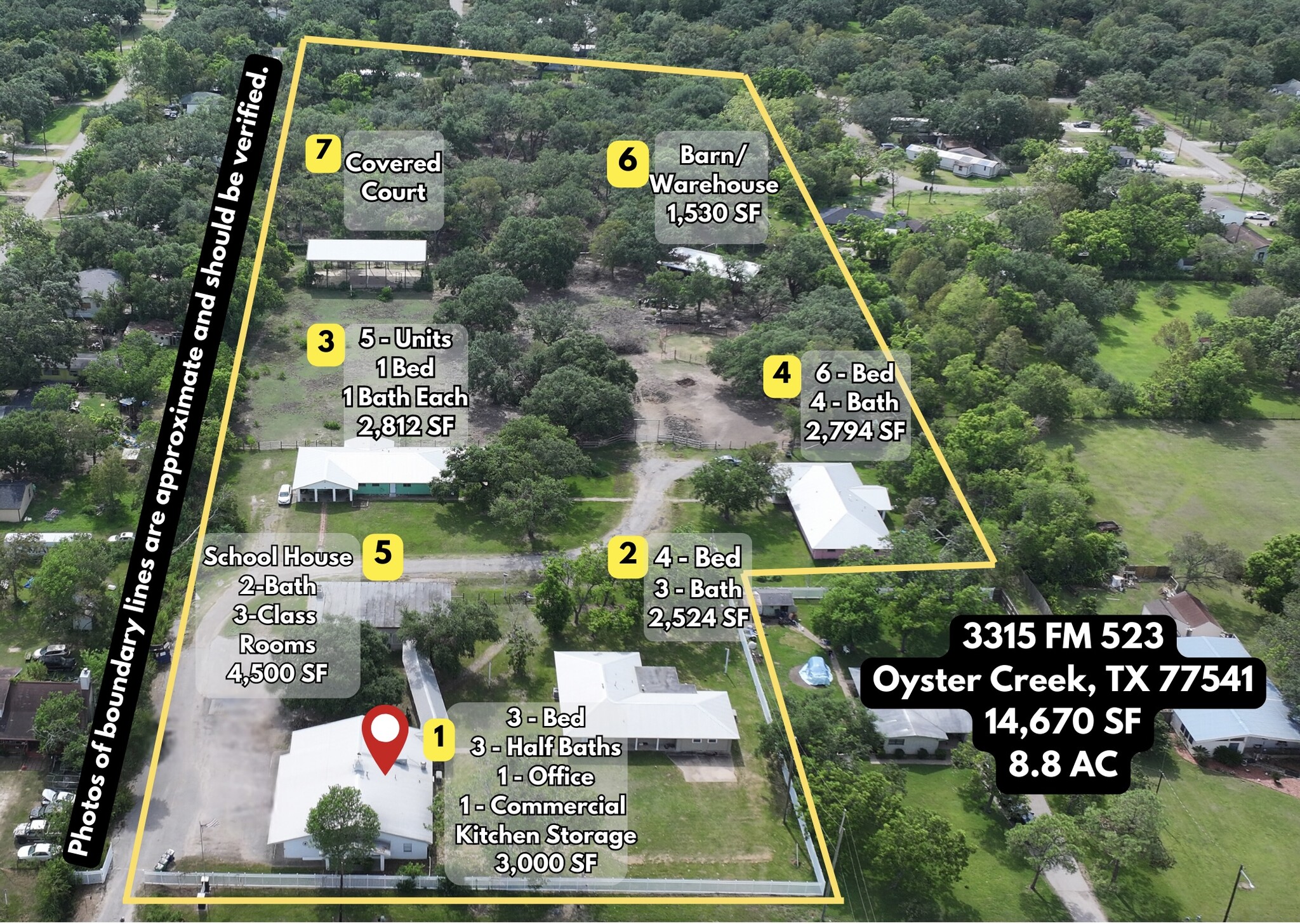 3315 Fm 523 Rd, Oyster Creek, TX for Sale