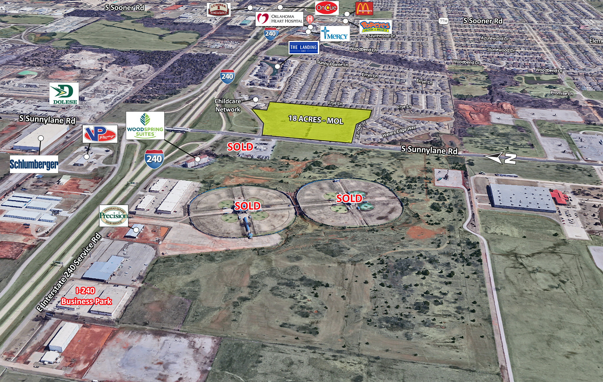 I-240 & Sunnylane Rd, Oklahoma City, OK for Rent