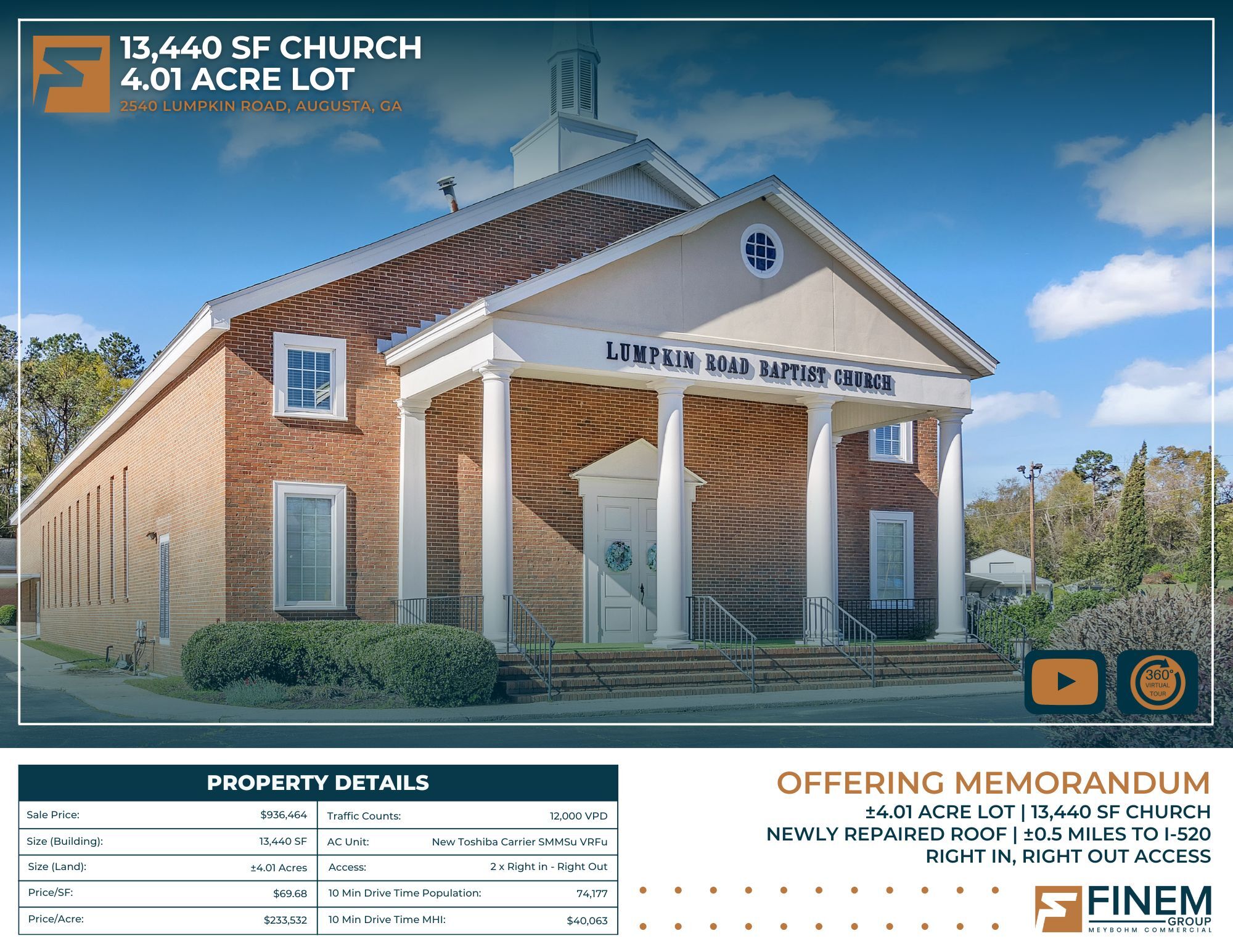 2540 Lumpkin Rd, Augusta, GA for Sale