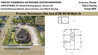 Inverness, FL Storefront Retail/Office - 401 Tompkins St