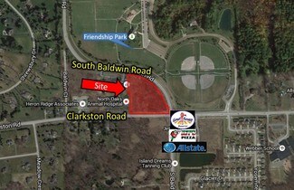 Orion Township, MI Commercial Land - NWC S Baldwin Rd
