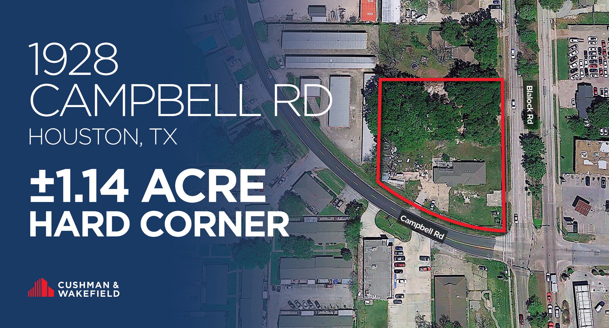 1928 Campbell Rd Houston, TX 77080 Land Property for Sale on
