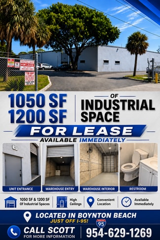 Boynton Beach, FL Industrial - 1300-1370 W Industrial Ave Boynton Beach, FL Industrial - 1300-1370 W Industrial Ave