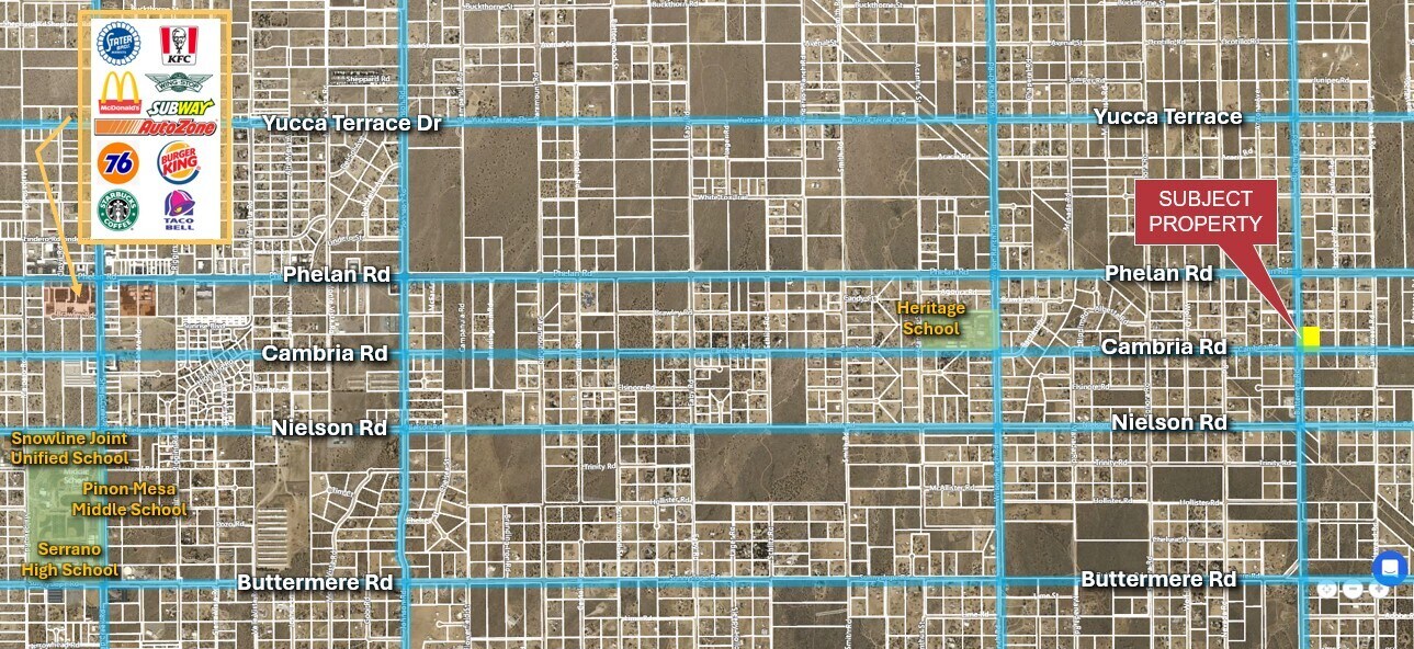 Cambria Rd, Phelan, CA for Sale