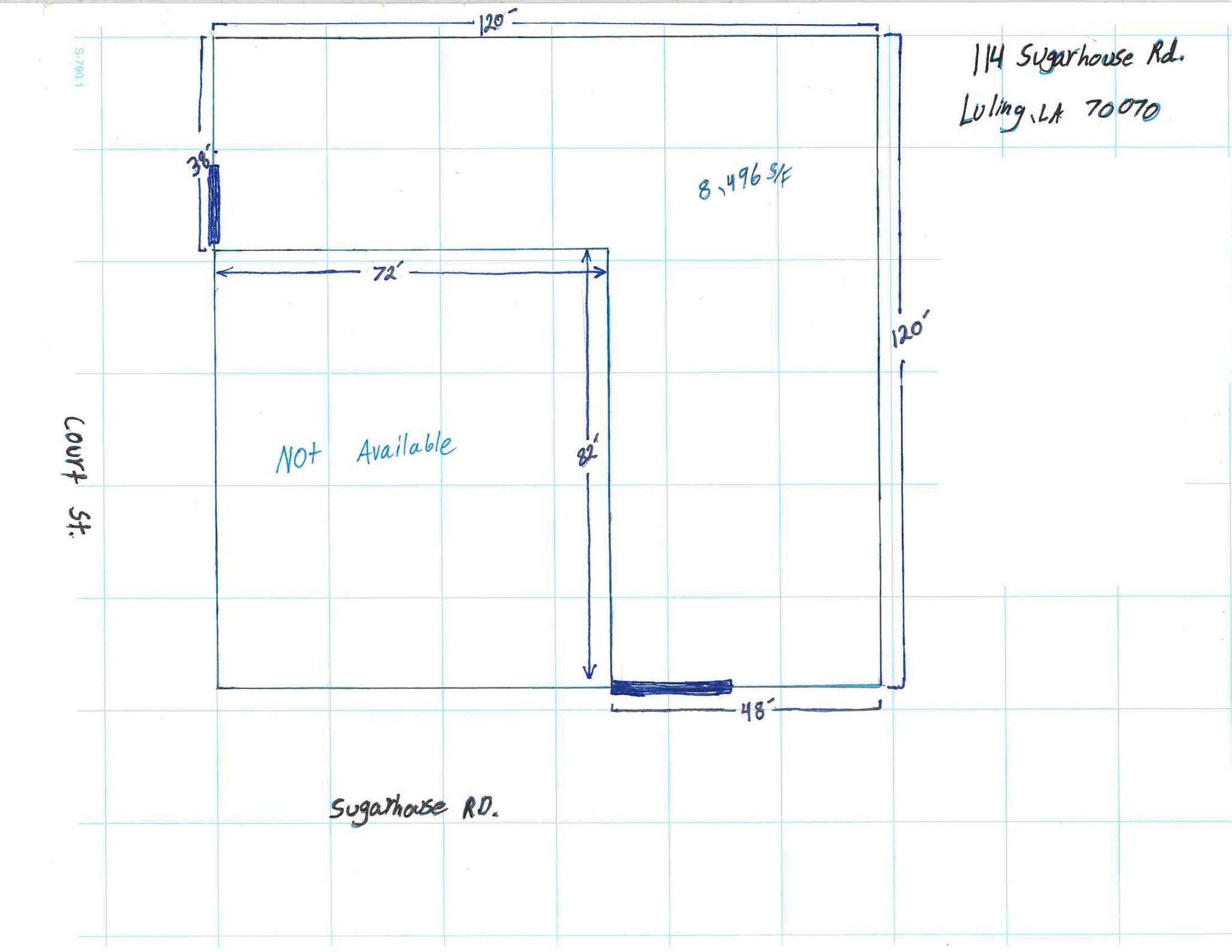 114 Sugarhouse Luling, LA 70070 Flex Property for Lease on