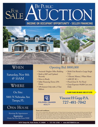 Tampa, FL Office - 5001 N Nebraska Ave Tampa, FL Office - 5001 N Nebraska Ave