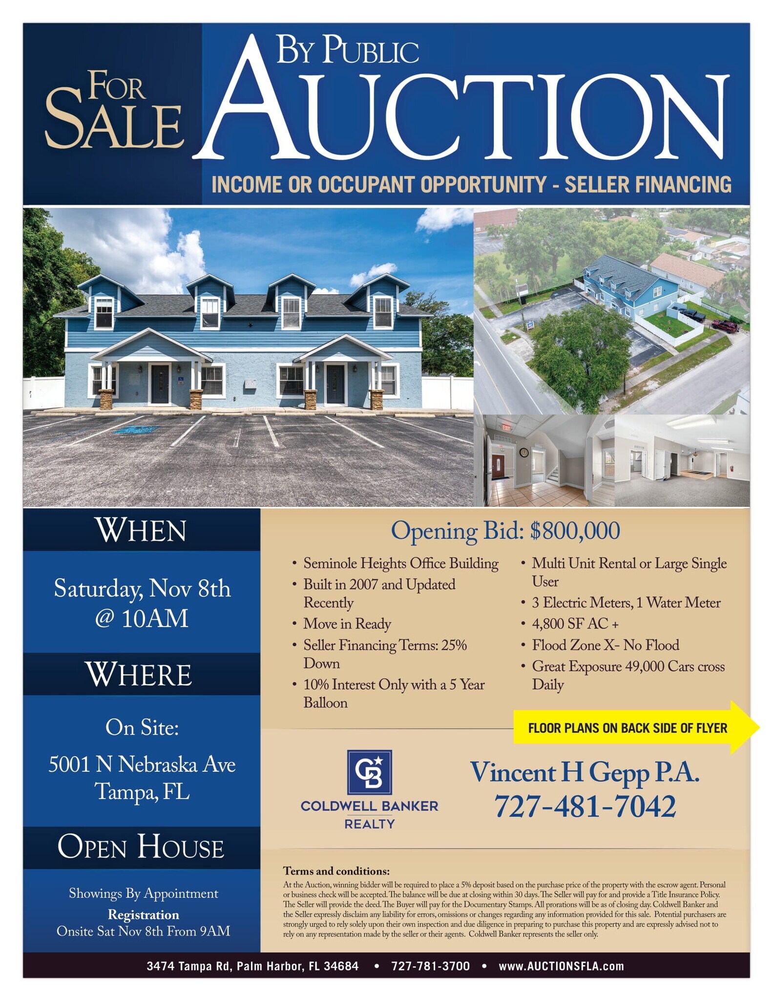 5001 N Nebraska Ave, Tampa, FL for Sale