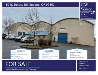 Eugene, OR Manufacturing - 10 N Seneca Rd