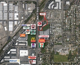North Highlands, CA Commercial Land - Roseville Rd @ Watt Ave