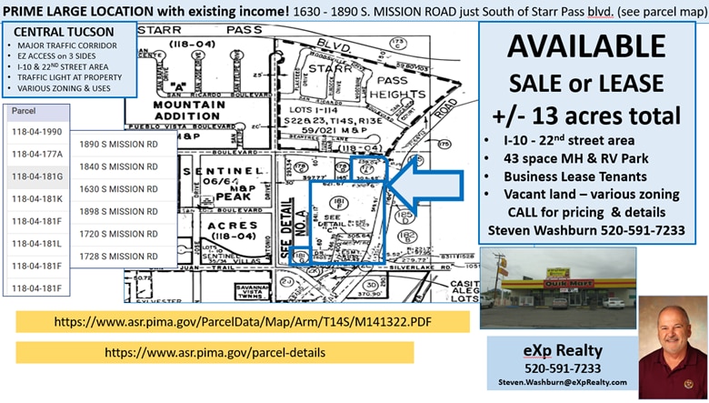 1630 S Mission Rd, Tucson, AZ for Sale