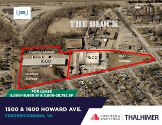 Fredericksburg, VA Industrial - 1500 Howard Ave Fredericksburg, VA Industrial - 1500 Howard Ave