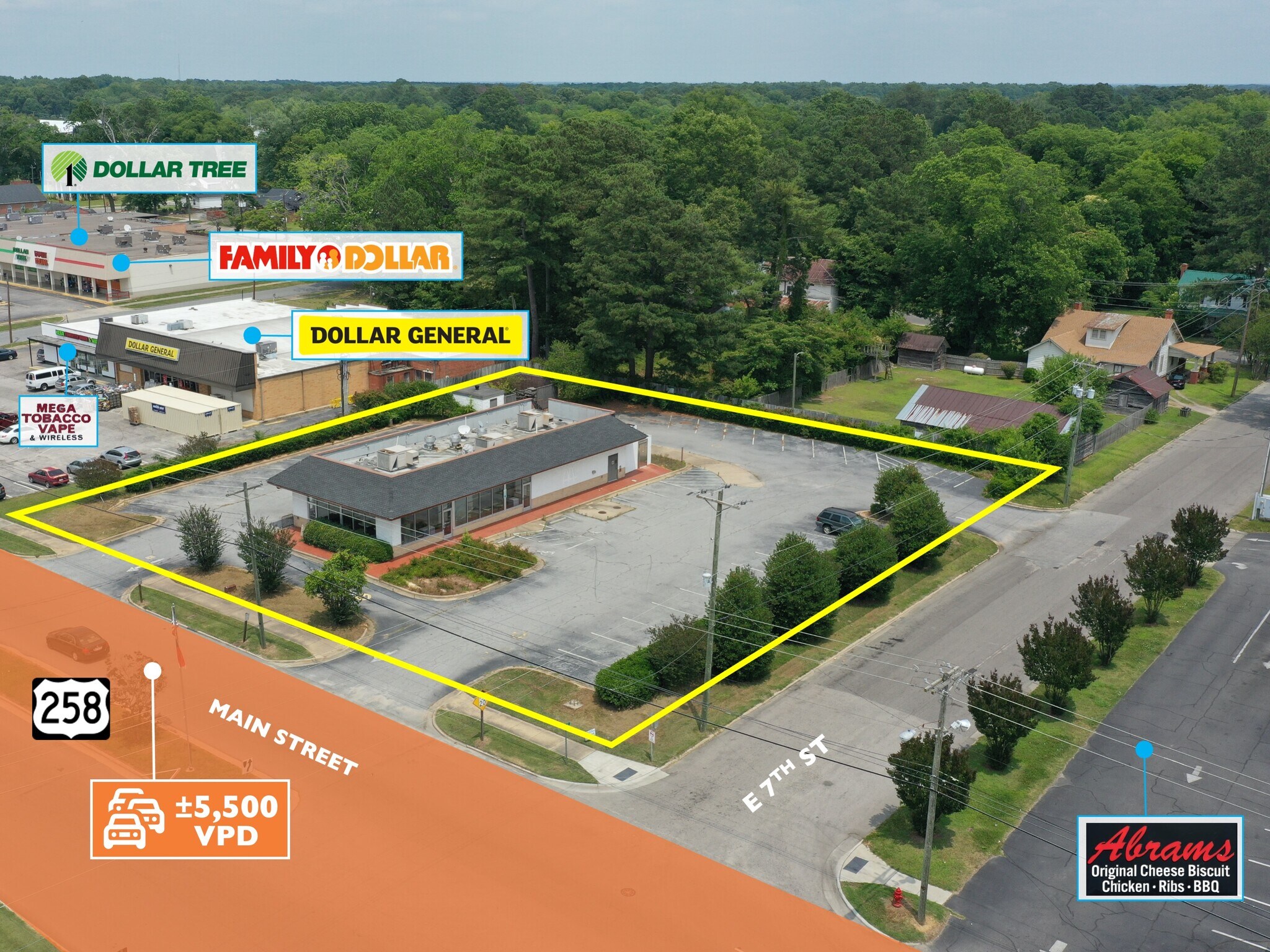 701 Main St Scotland Neck, NC 27874 Retail Property for Sale on