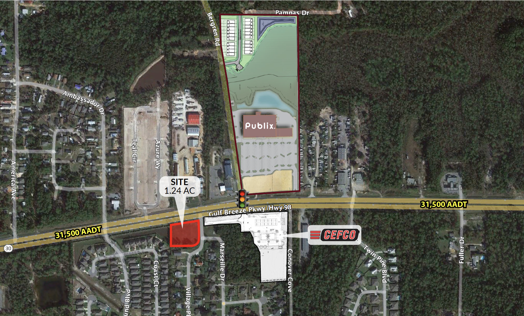 Highway 98 @ Village Parkway, Gulf Breeze, FL for Rent