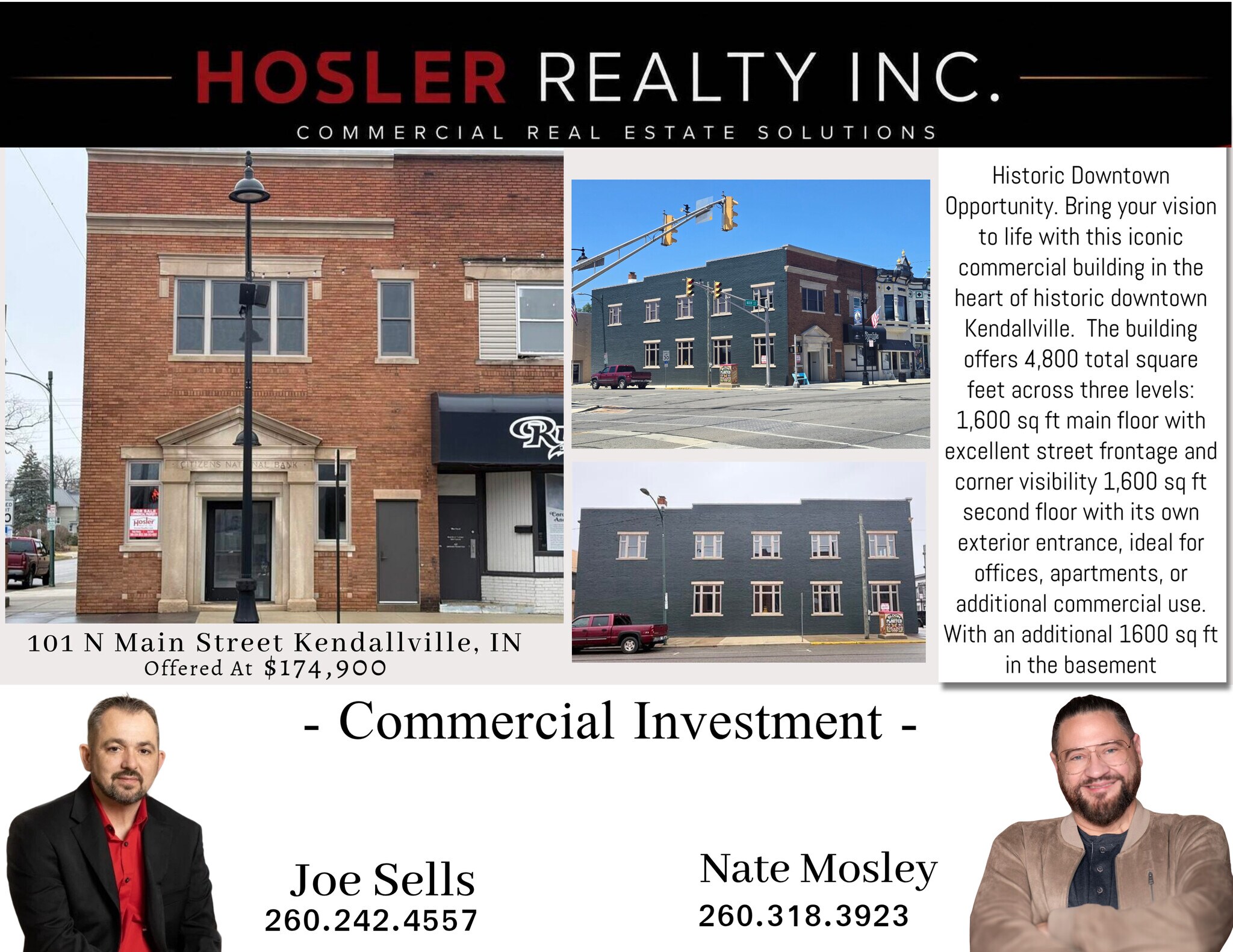 101 N Main St, Kendallville, IN for Sale