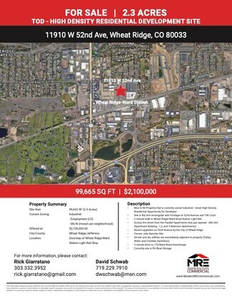 Wheat Ridge, CO Commercial - 11910 W 52nd Avenue Wheat Ridge, CO Commercial - 11910 W 52nd Avenue
