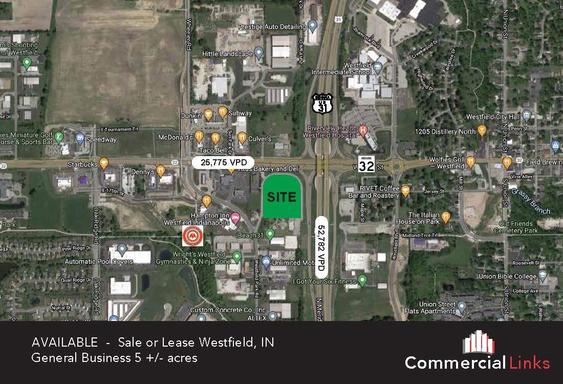 US 31 & SR 32, Westfield, IN for Sale