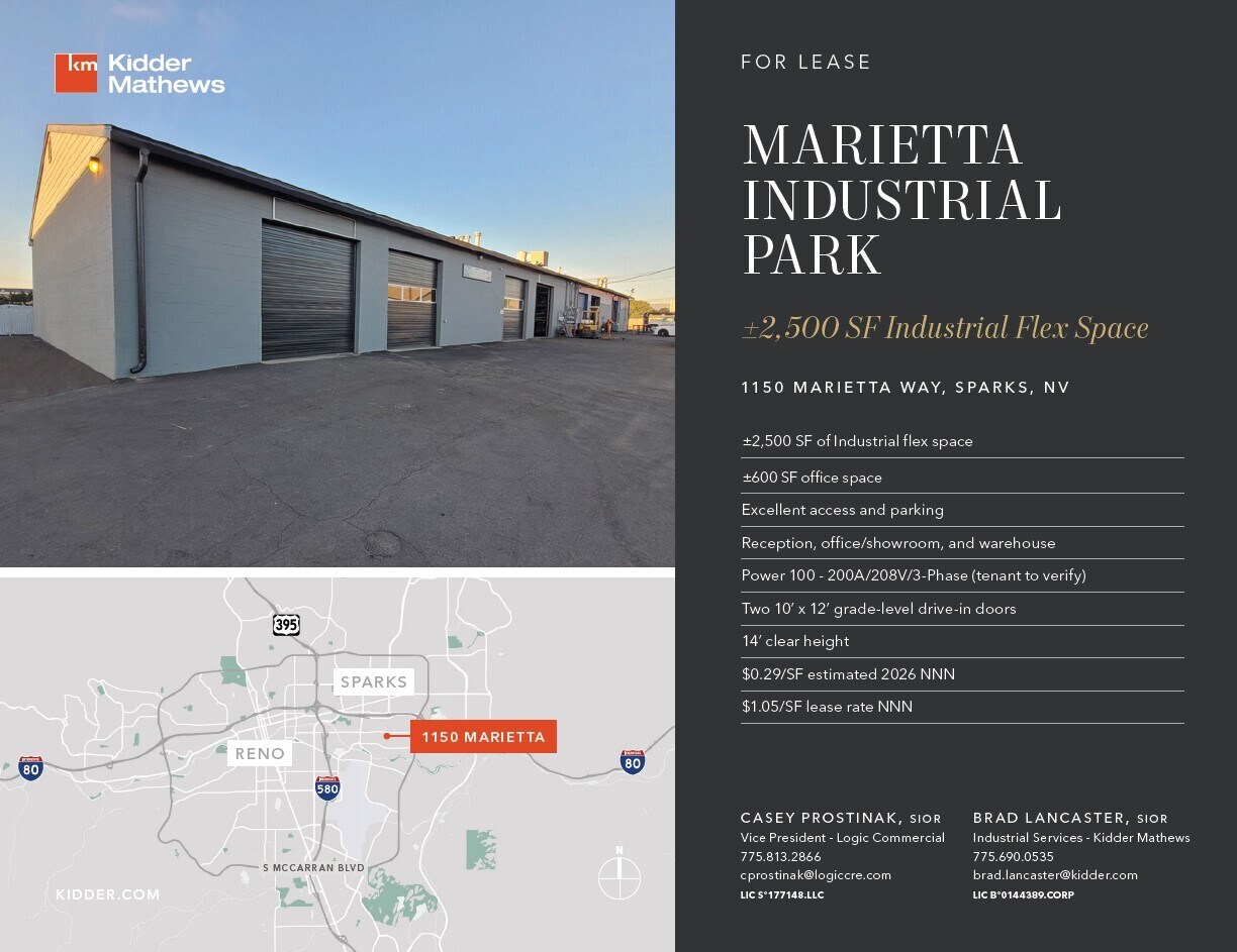 1100-1170 Marietta Way, Sparks, NV for Rent