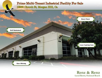 Morgan Hill, CA Warehouse - 16260 Church St