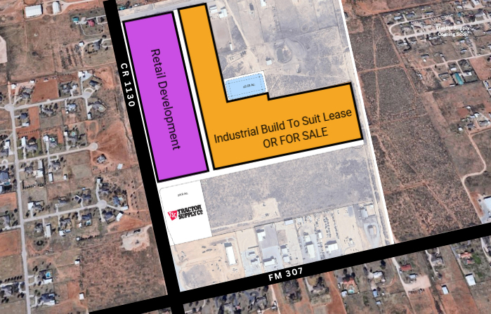 SE Corner of S CR-1130 & E County 95 rd, Midland, TX for Sale