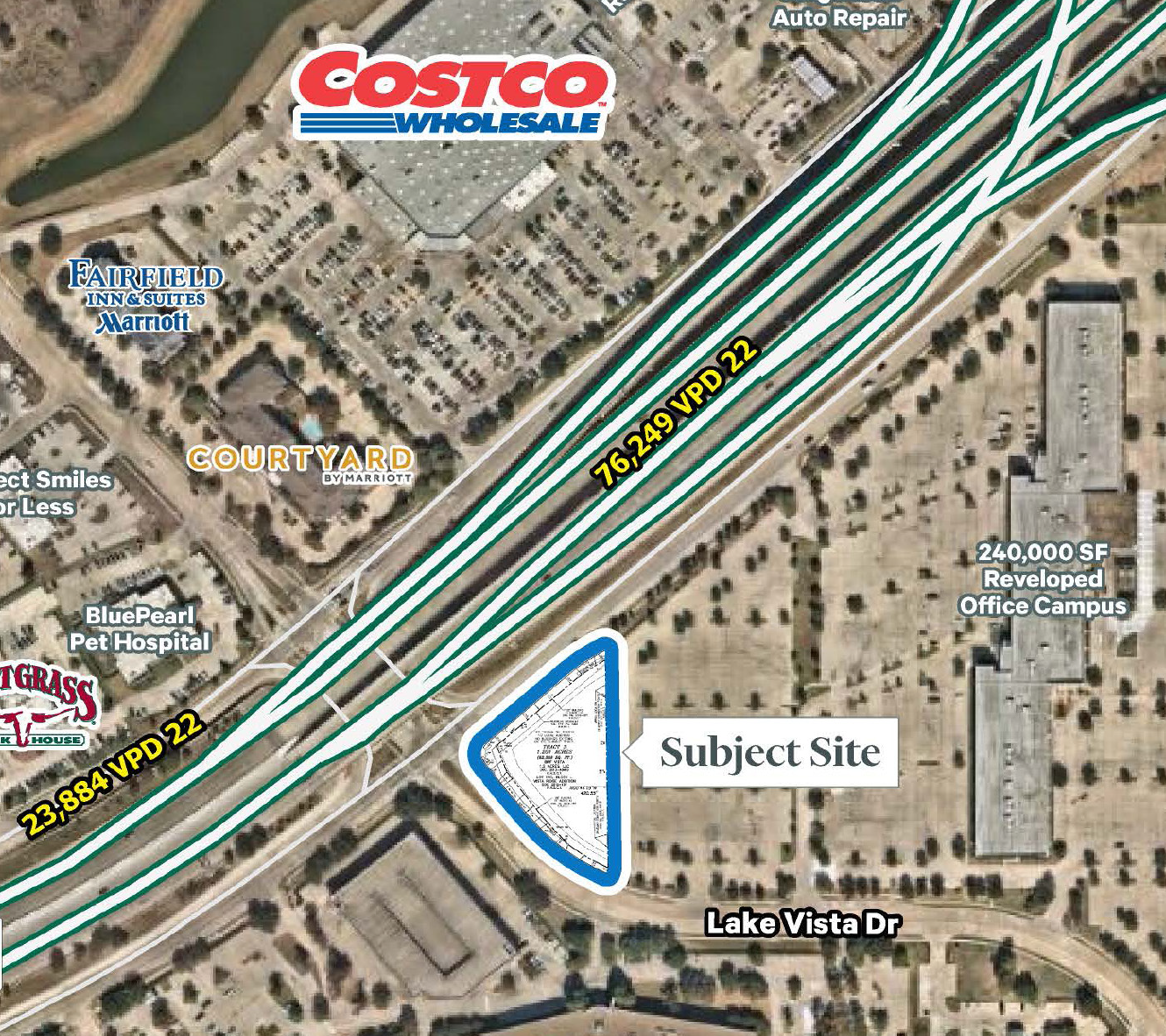 SWQ Hwy 121 and Lake Vista Dr, Lewisville, TX for Rent