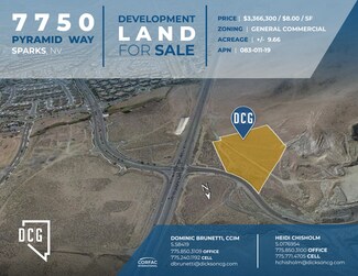 Sparks, NV Residential Land - 7750 Pyramid Hwy Sparks, NV Residential Land - 7750 Pyramid Hwy
