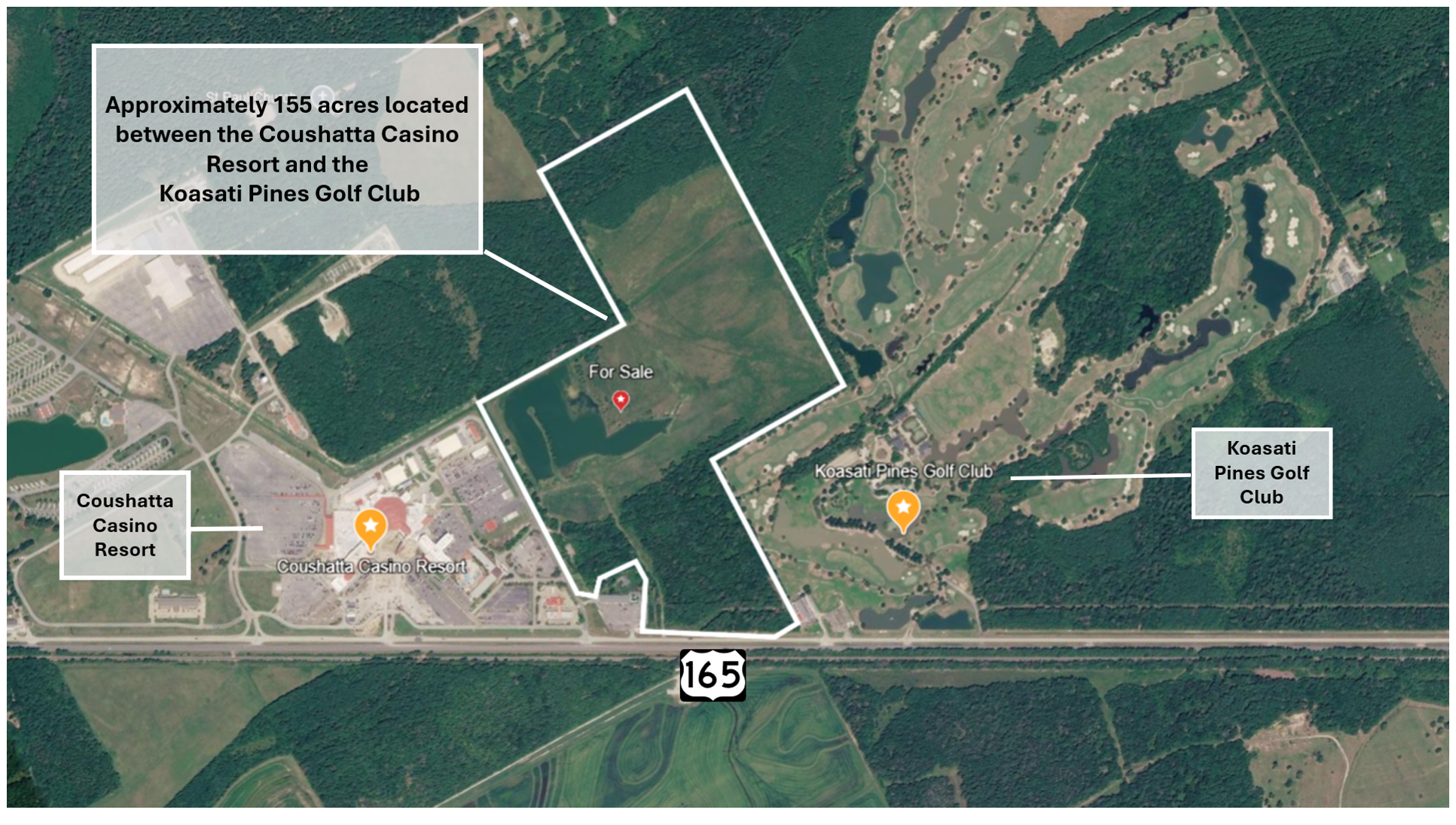 Hwy 165 Hwy @ Panther, Kinder, LA for Sale