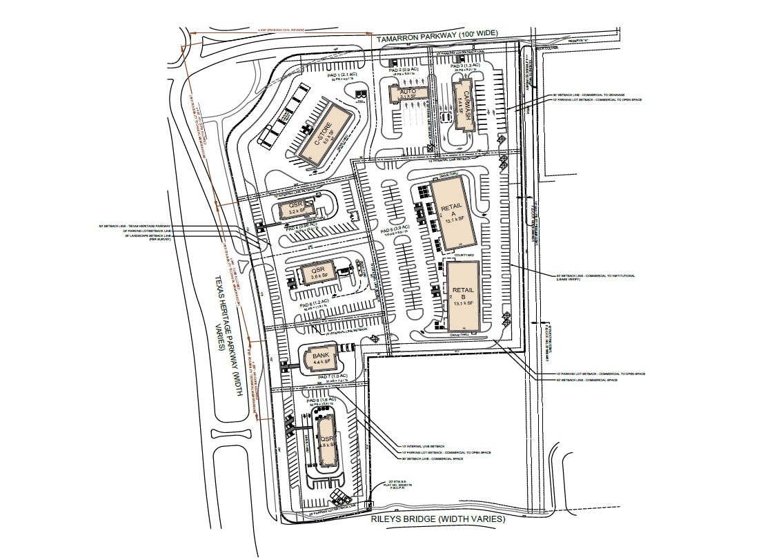 SEQ of Texas Heritage Pkwy & Tamarron Pkwy, Katy, TX for Rent