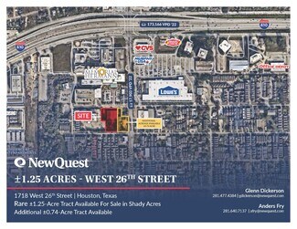 Houston, TX Commercial Land - 1718 W 26th St
