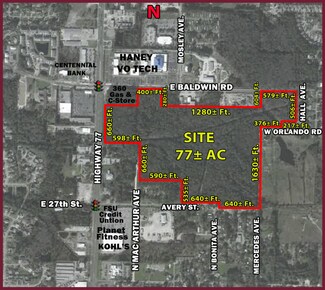 Panama City, FL Commercial Land - 000 Baldwin E rd