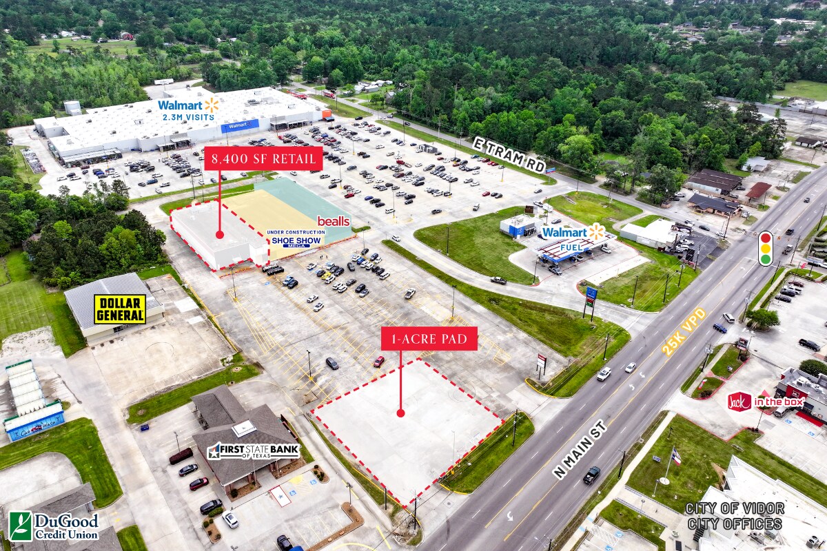 1380 N Main St, Vidor, TX for Rent