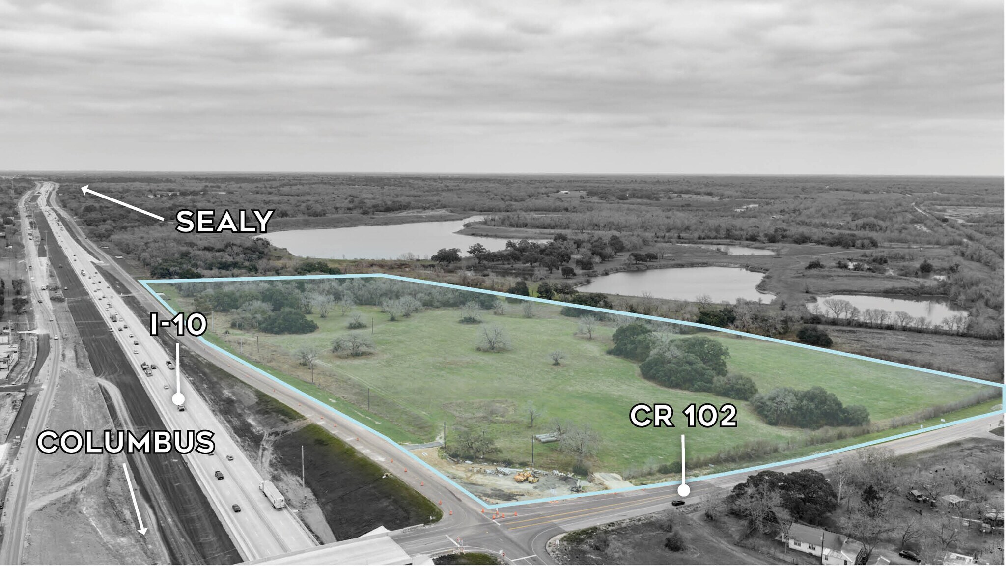 I-10 & FM 102, Alleyton, TX for Sale