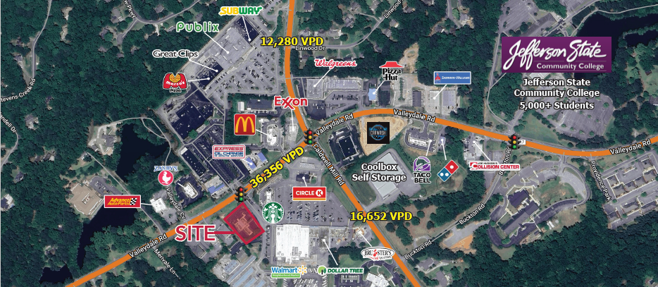 2641 Valleydale Rd, Birmingham, AL for Rent