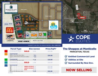 Princeton, TX Commercial - E.Monte Carlo & Longneck Rd Princeton, TX Commercial - E.Monte Carlo & Longneck Rd