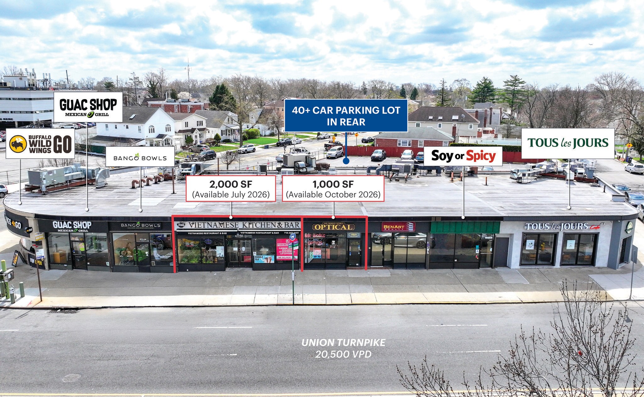 27102 - 27120 Union Tpke, New Hyde Park, NY for Rent