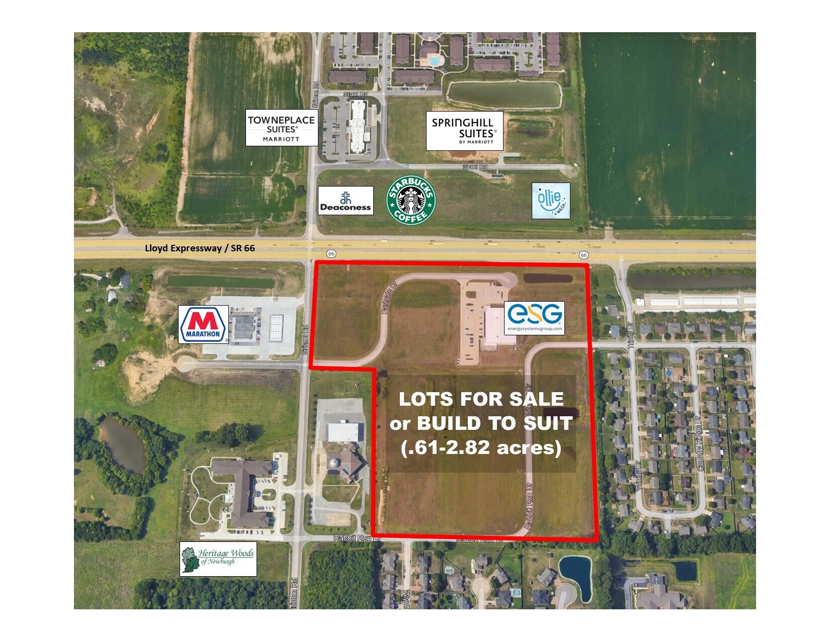 State Route 66 @ SE Corner & Grimm Rd, Newburgh, IN for Sale