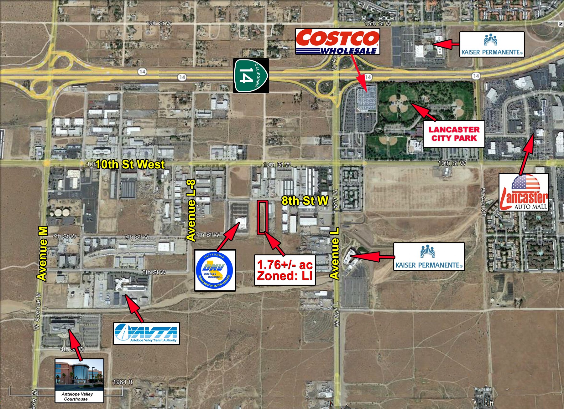 8th St W Near Ave L-6, Lancaster, CA for Sale