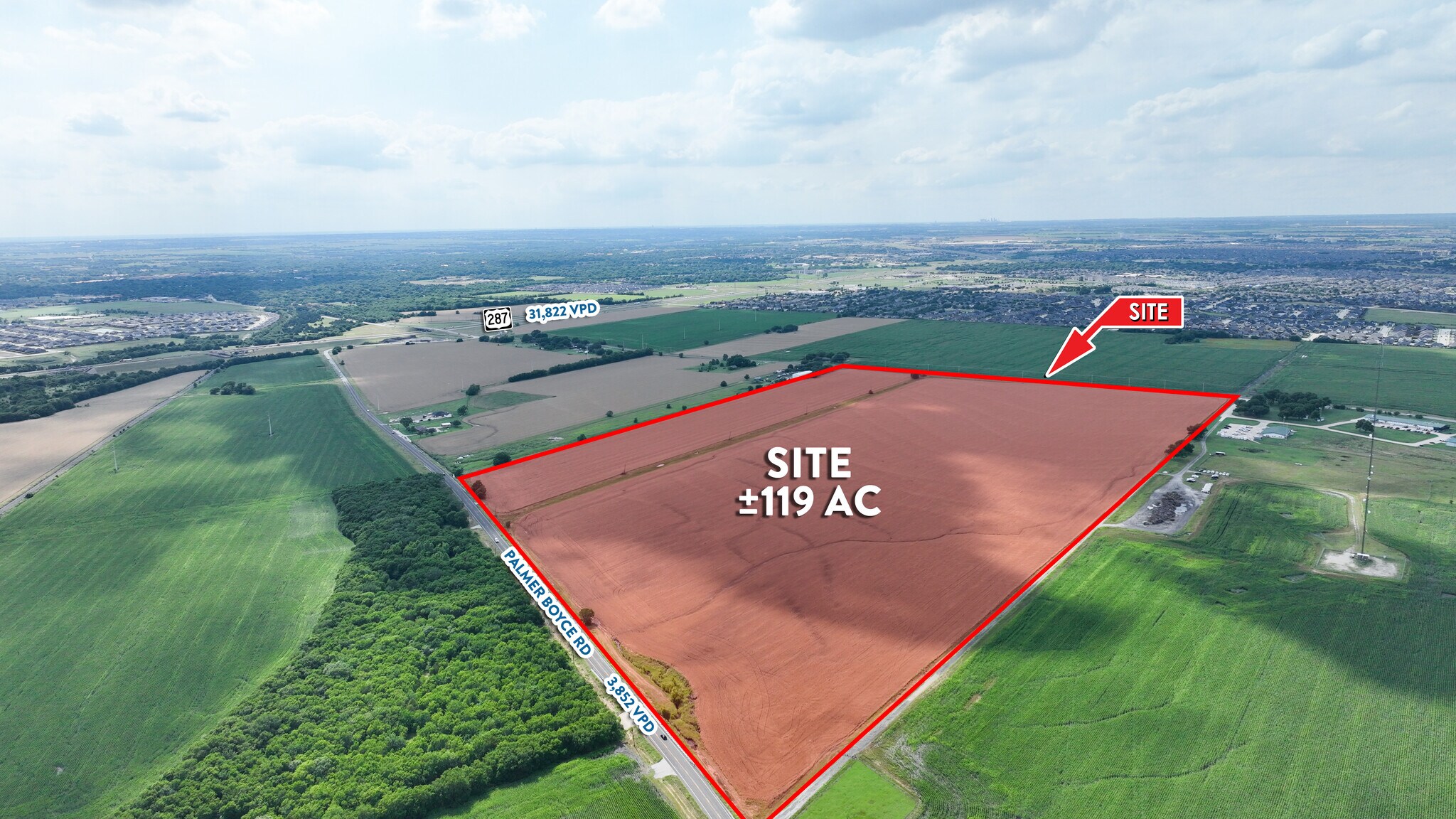 US-287 @ Hwy 88, Waxahachie, TX for Sale