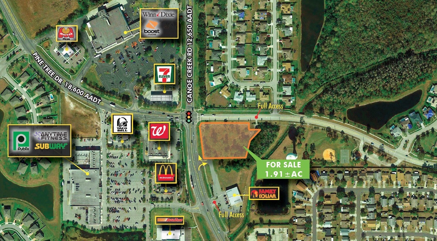 SEC Canoe Creek And W Pine Tree Dr Saint Cloud, FL 34772 Land