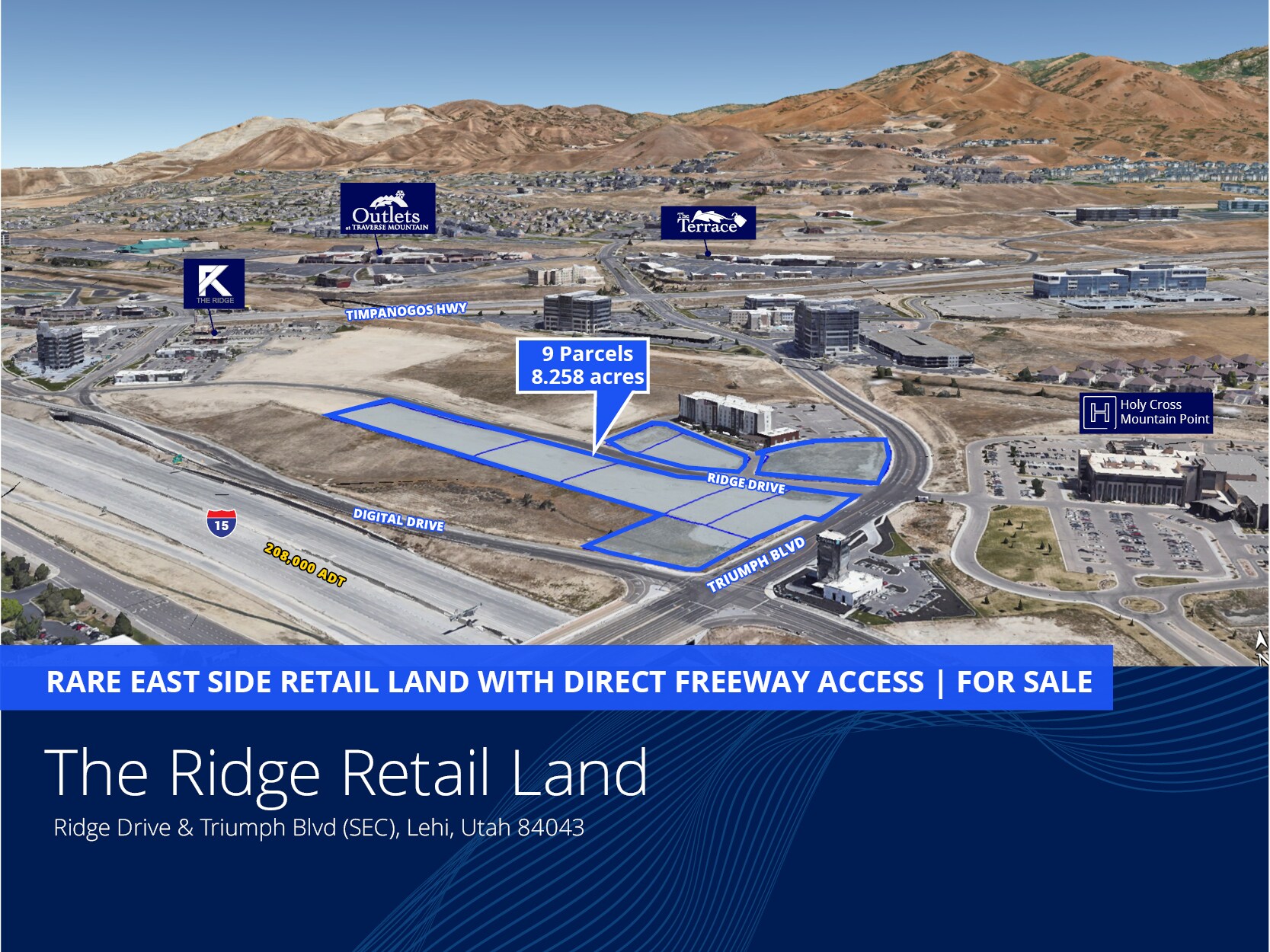 TBD W Ridge Dr & Triumph Blvd, Lehi, UT for Sale