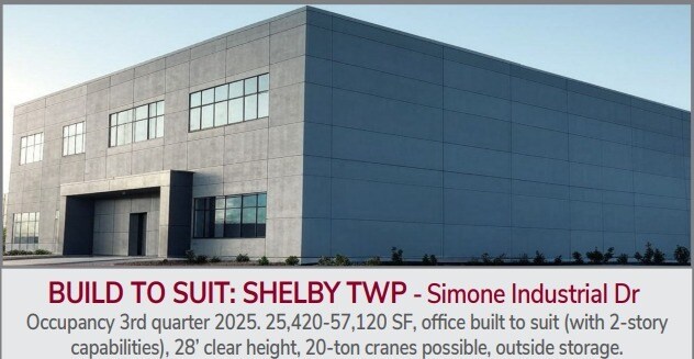 Simone Industrial Dr, Shelby Township, MI for Rent