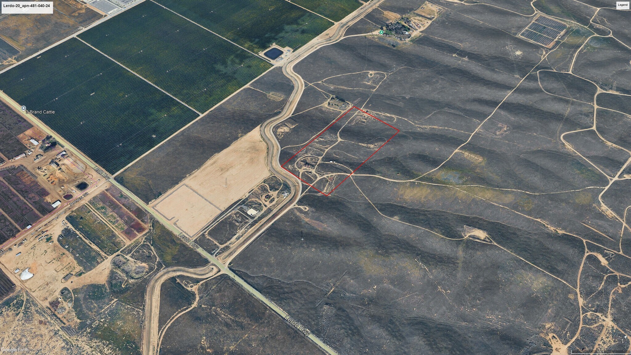 20 Acres in Kern County Rd, Bakersfield, CA for Sale