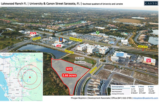 Lakewood Ranch, FL Commercial - University and Lorraine/Canon Street Pl @ Canon